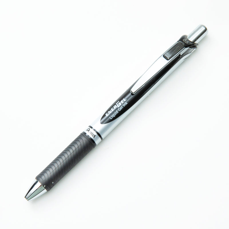 Ballpoint Pen (Liquid Gel Ink/Retractable/0.5mm/Black/Pentel/Energel/SMCol(s): Black)