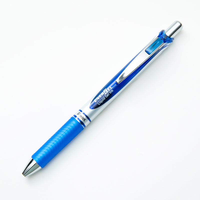 Ballpoint Pen (Liquid Gel Ink/Retractable/0.5mm/Blue/Pentel/Energel/SMCol(s): Blue)