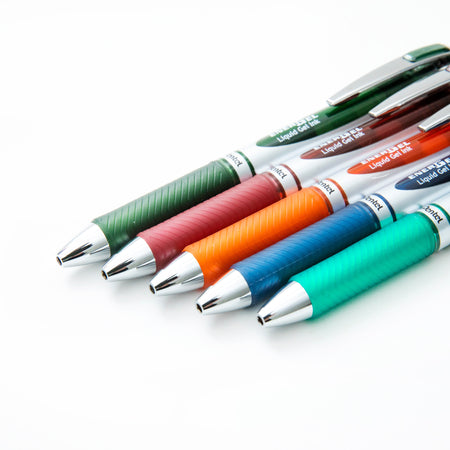 Ballpoint Pen (Liquid Gel Ink/Retractable/0.5mm/Burgundy/Pentel/Energel/SMCol(s): Burgundy)