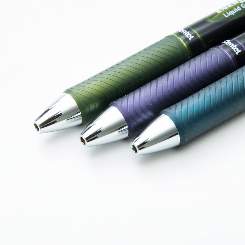 Ballpoint Pen (Liquid Gel Ink/Retractable/0.7mm/Olive Black/Pentel/Energel/SMCol(s): Olive Black)