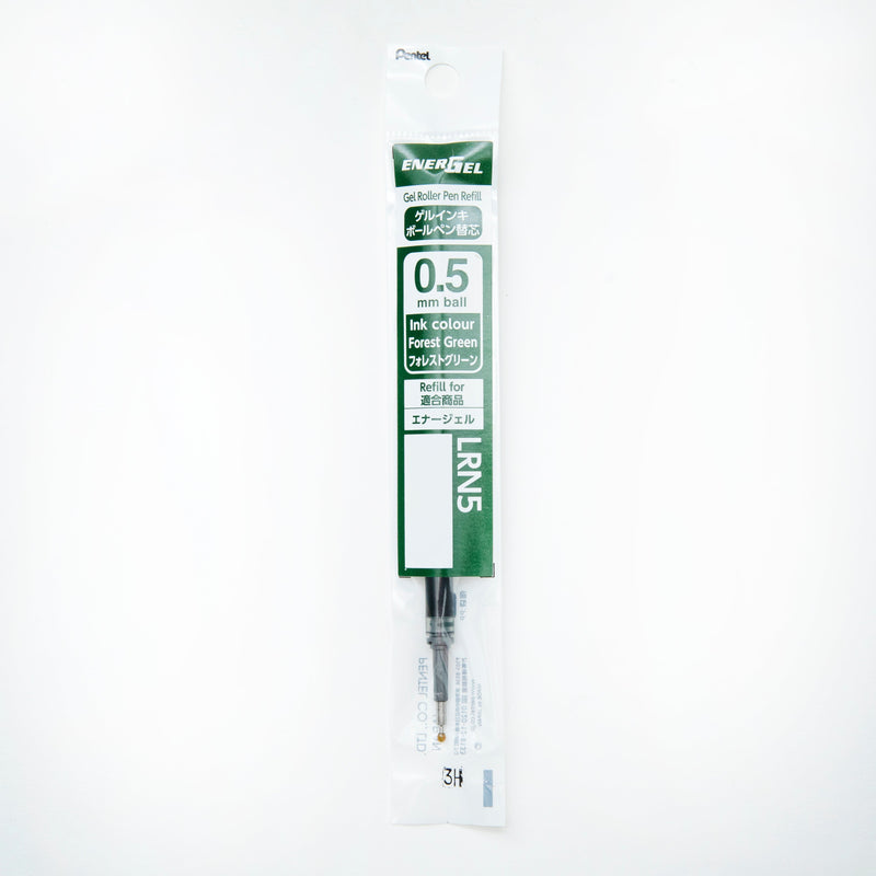 Ballpoint Pen Refill (Liquid Gel Ink/0.5mm/Forest Green/Pentel/Energel/SMCol(s): Forest Green)