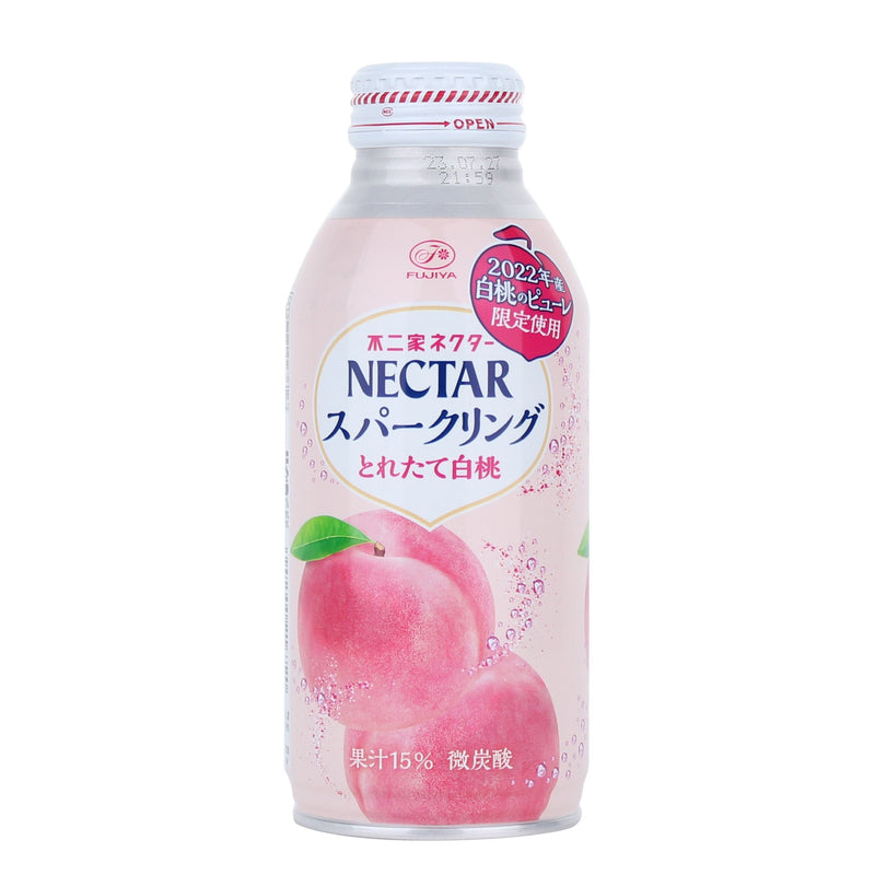 Itoen Fujiya Nectar Sparkling White Peach Juice 380ml 