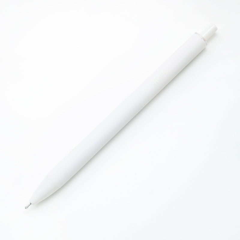 Ballpoint Pen (Liquid Gel Ink/0.5mm/Black/Raymay/Kept/SMCol(s): White)