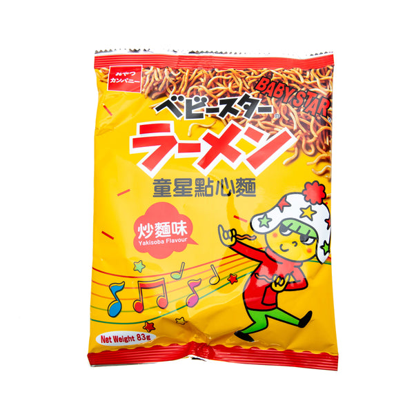 BABY STAR SNACK NOODLE -YAKISOBA 83G