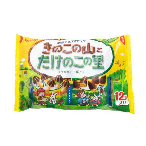 Meiji Kinoko no Yama to Takenoko no Hoshi Chocolate Biscuit