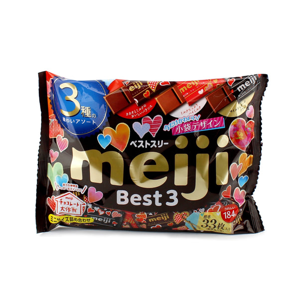 Meiji Best 3 Chocolate (184 G (33Pcs))
