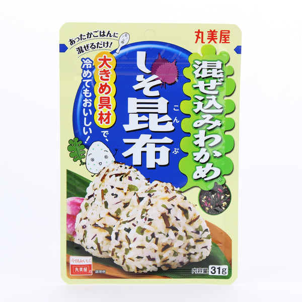 Furikake Rice Seasoning (Shiso & Seaweed/31 g/Marumiya/Mazekomi Wakame)