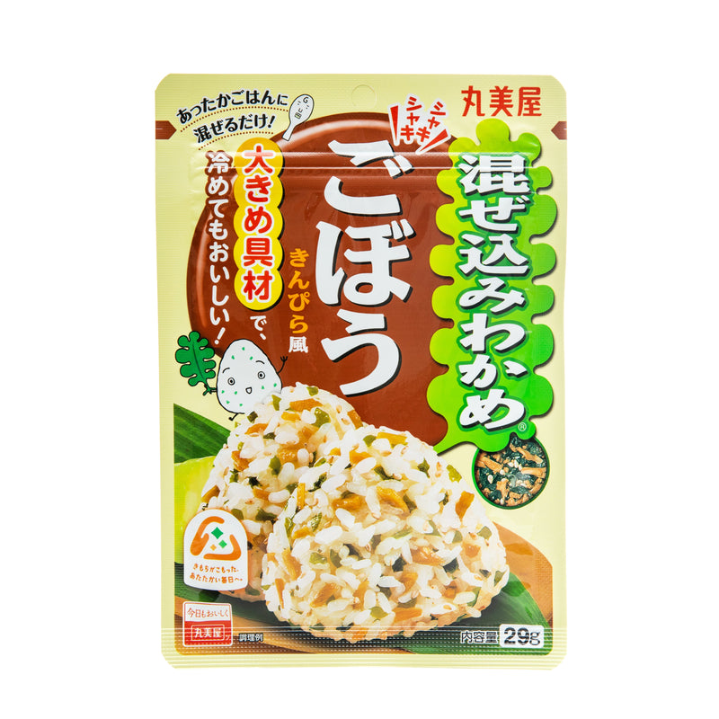 Furikake Rice Seasoning (Wakame Seaweed/Burdock Roots/29 g/Marumiya/Mazekomi Wakame)