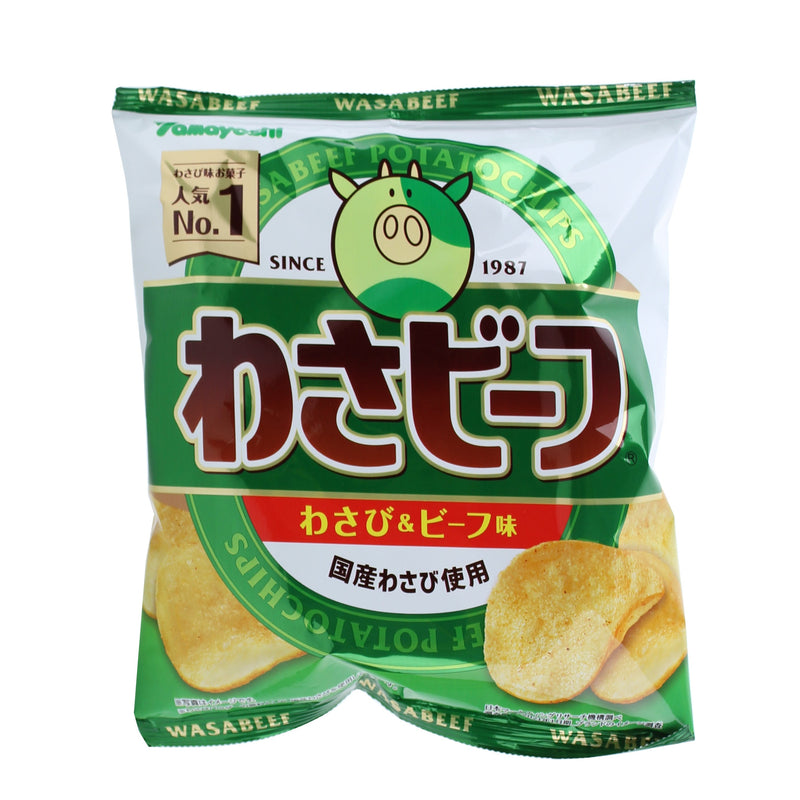 Yamayoshi Wasabee Potato Chips (Wasabi & Beef)