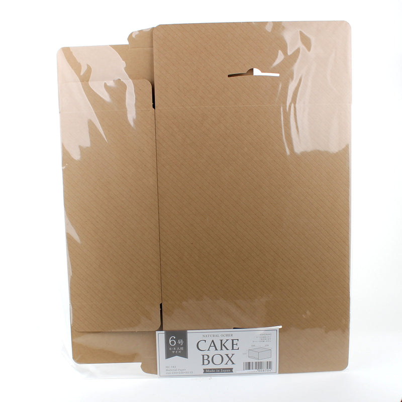 Cake Box (Paper/Kraft/For 18cm Cake/23x23x11.5cm)
