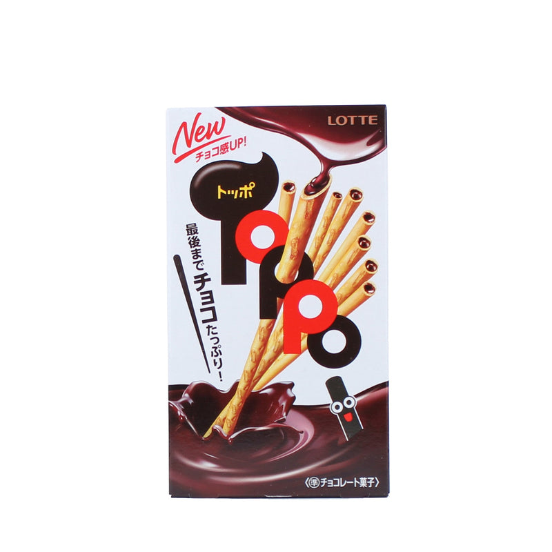 Lotte Toppo Cookie Rolls (Chocolate)