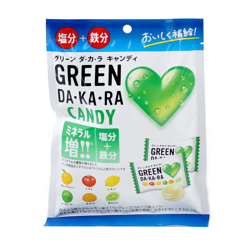 Lotte Green Da.Ka.Ra Mineral Hard Candy (79 g)