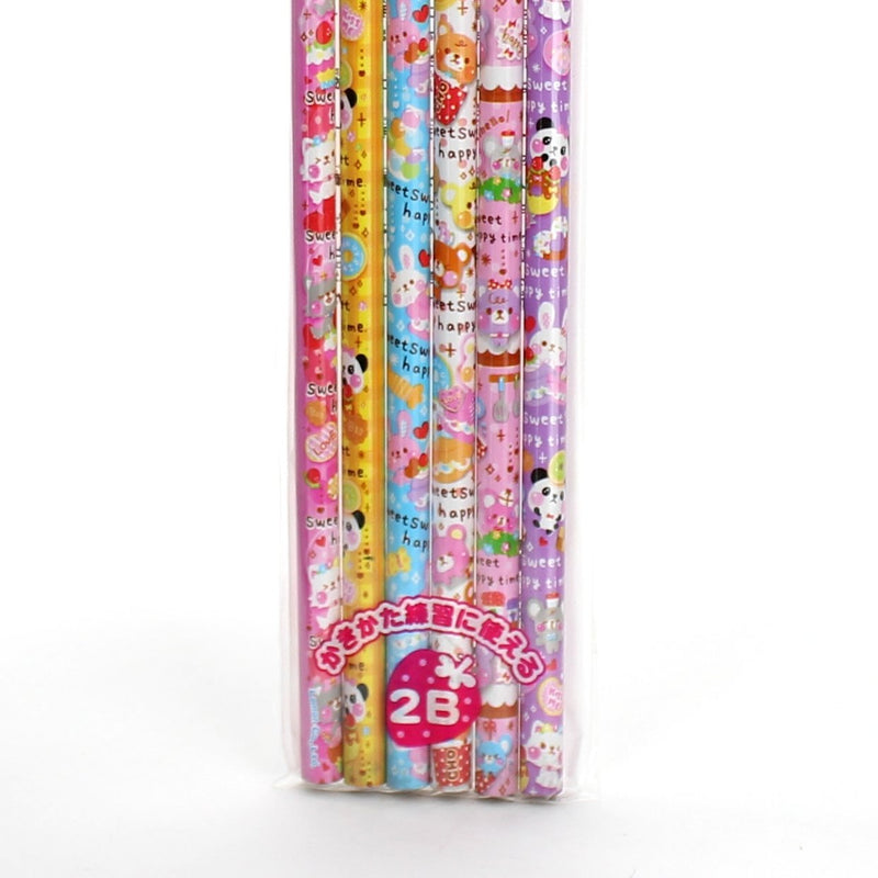 2B Pencil with Eraser (6pcs))
