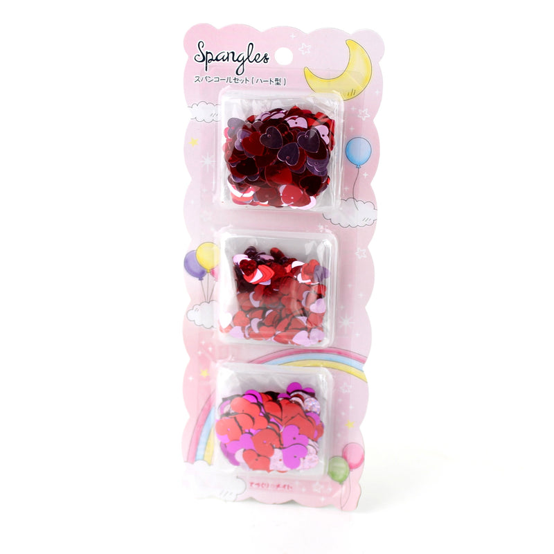 Sequins (PVC/Heart/3pcs)