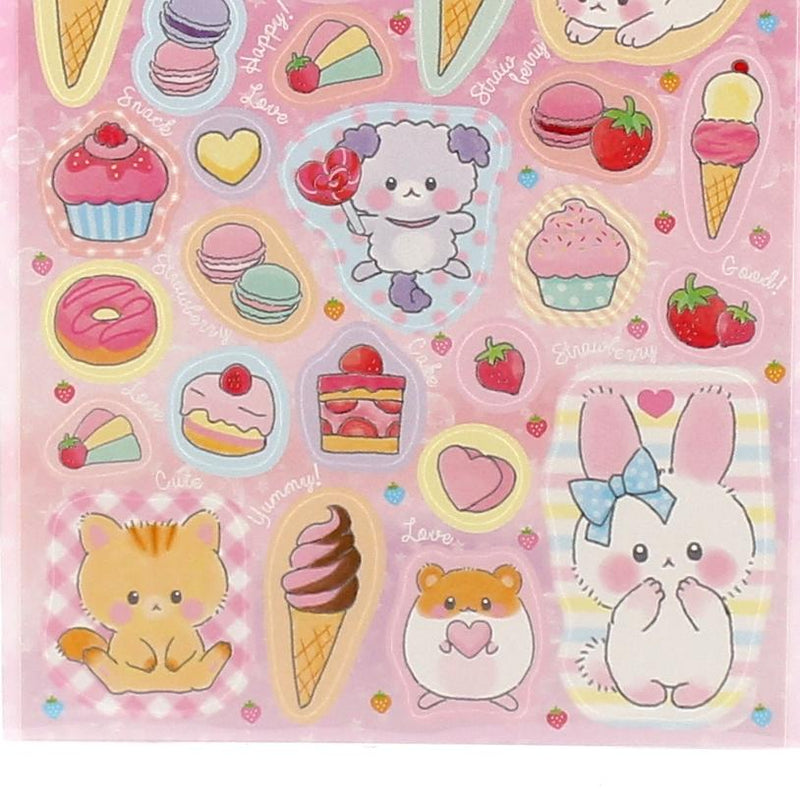 Stickers (Rub for Scent/Strawberry Fragrance/15x10cm)
