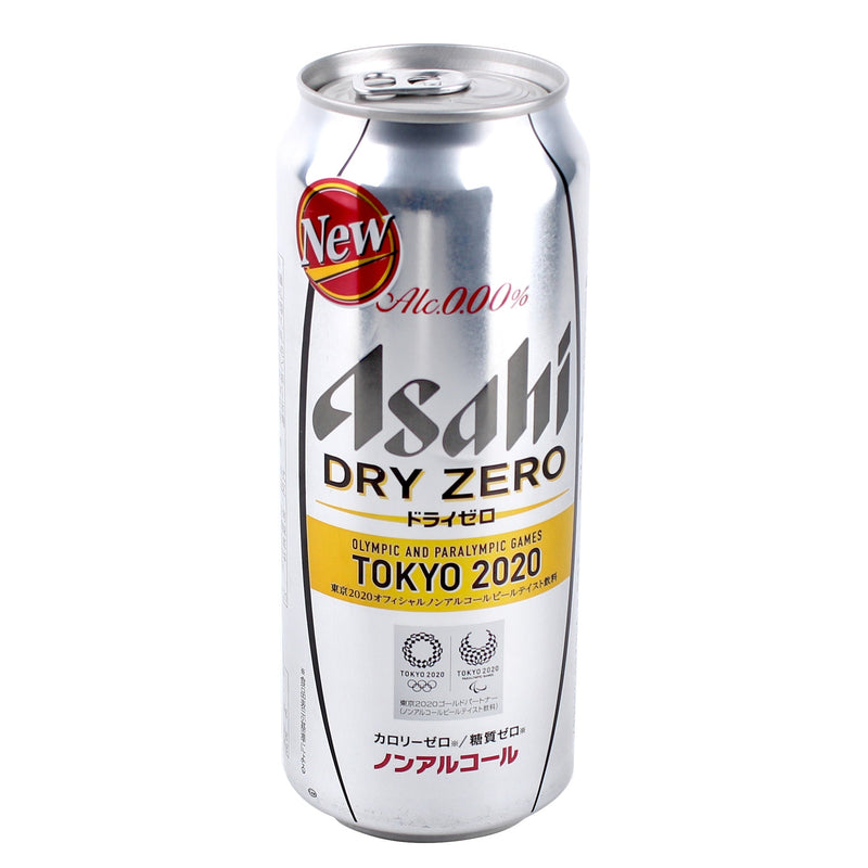 Asahi Dry Zero Non-Alcoholic Beer (500 mL)