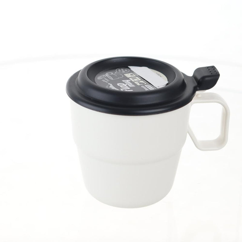 Mug With Lid (PP/Microwave Safe/Dishwasher Safe/9.8x9.5x12.2cm)