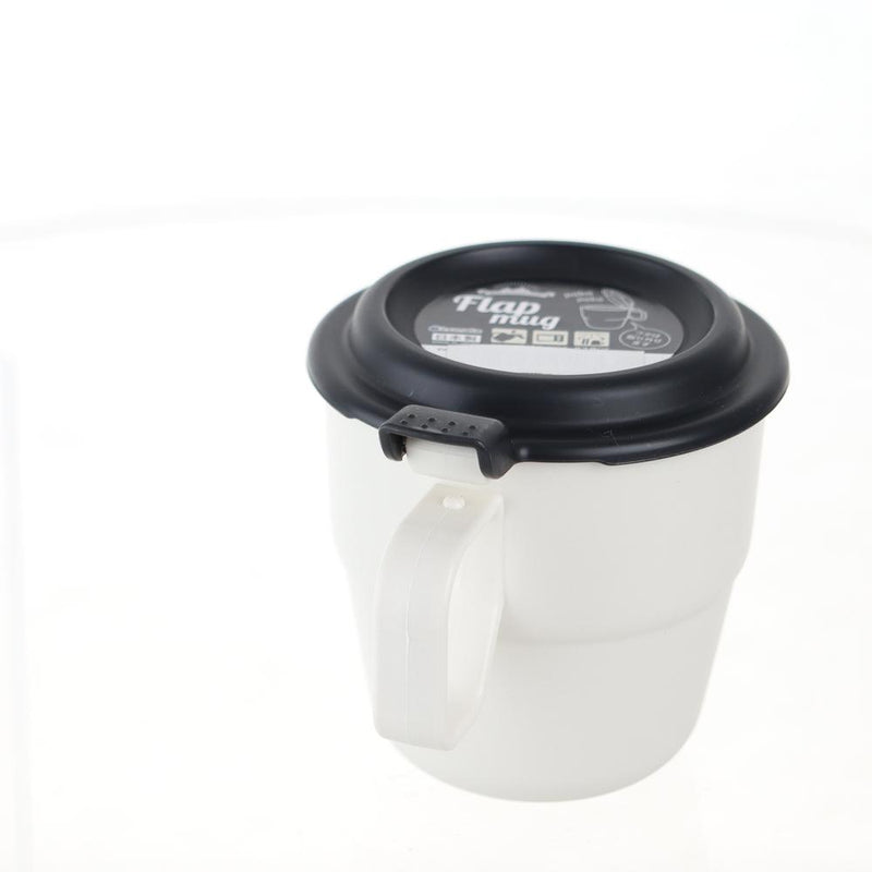 Mug With Lid (PP/Microwave Safe/Dishwasher Safe/9.8x9.5x12.2cm)