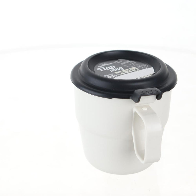 Mug With Lid (PP/Microwave Safe/Dishwasher Safe/9.8x9.5x12.2cm)