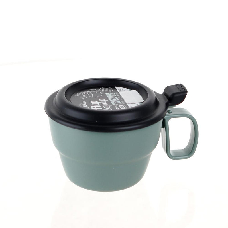 Mug With Lid (PP/With Lid/Microwave Safe/Dishwasher Safe/7.6x10.3x13.1cm)