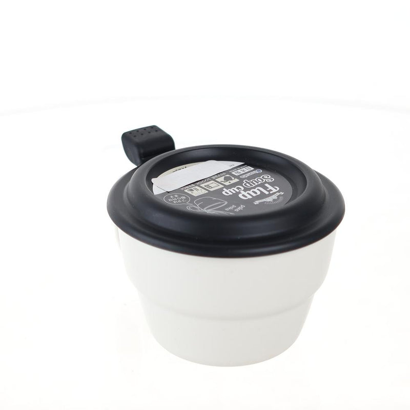 Mug With Lid (PP/Microwave Safe/Dishwasher Safe/7.6x10.3x13.1cm)