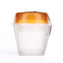 Microwave Rice Cooker (900ml/13x15.4x14.5cm/SMCol(s): White,Orange)