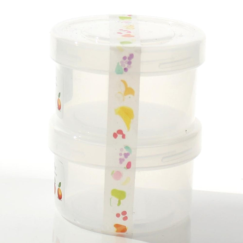 Plastic Container - 150mL (PP/Round/CL/d.7.8x4.8cm / 150mL (2pcs))