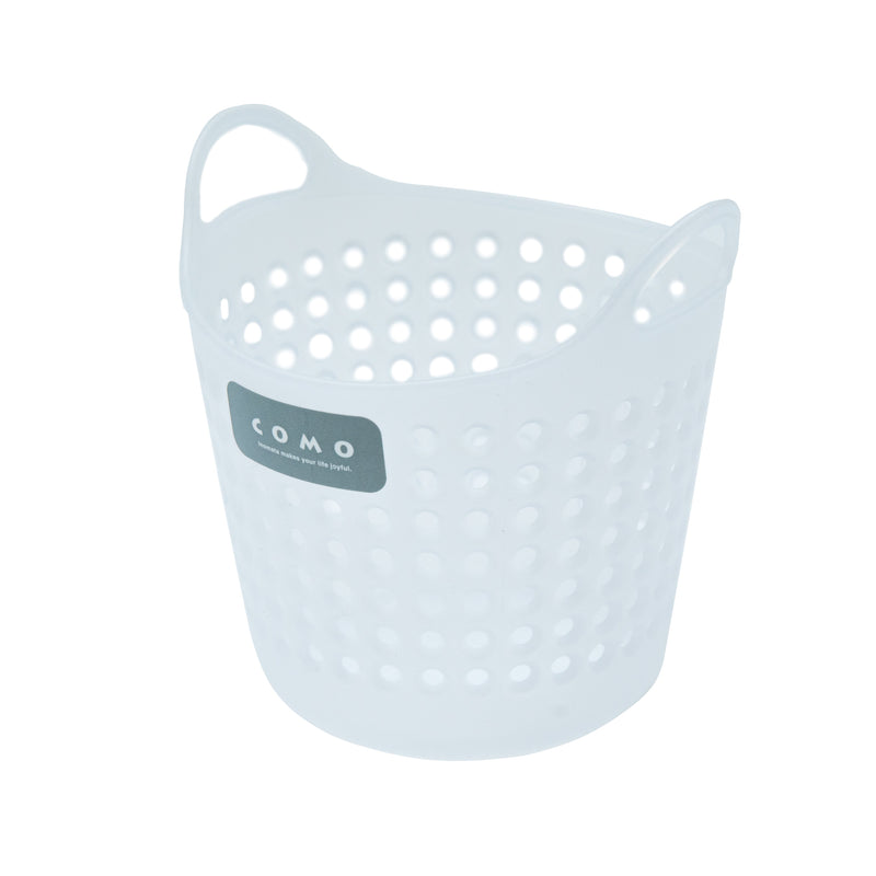 White Round Basket 