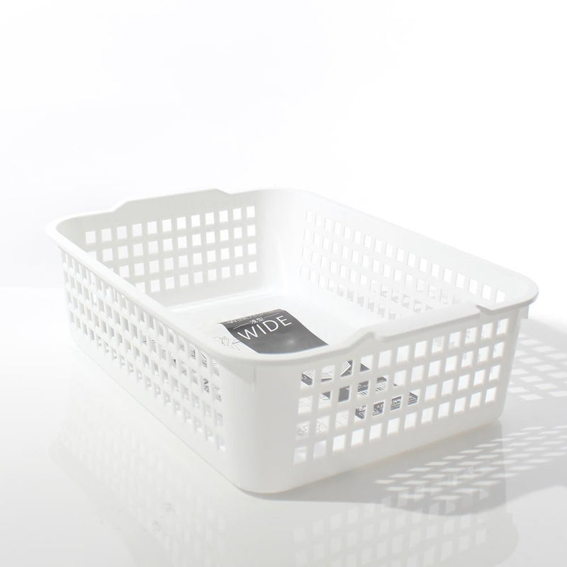 Basket-Wide & Shallow (Wide & Shallow/Mesh/WT/31.2x22.2x9.3cm)