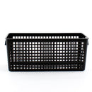 Basket (PP/w/Handles/Rectangle/BK/13x28.7x11.5cm)