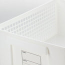 Basket (PP/w/Handles/Rectangle/WT/21.5x28.7x11.5cm)