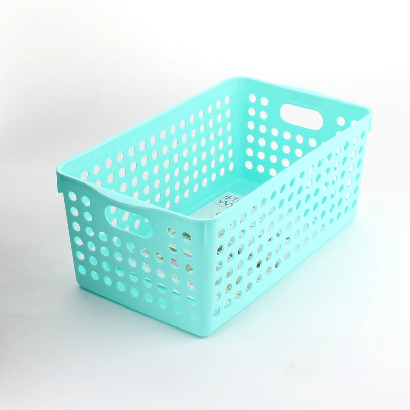 Basket-Wide (Wide/LT GN/29.3x16.6x11.5cm)