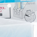 Storage Dividers (PP/For File Storage Box Sides within 5mm in Thickness, above 75mm in Depth/2.1x9.7x7.5cm/SMCol(s): Clear)