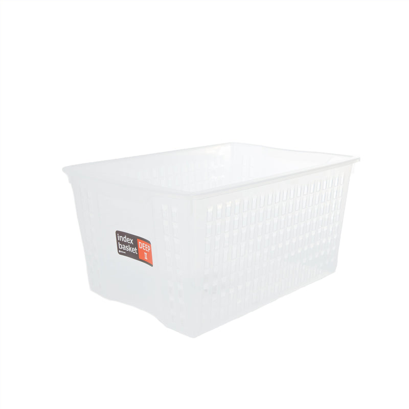 Clear Plastic Storage Basket 