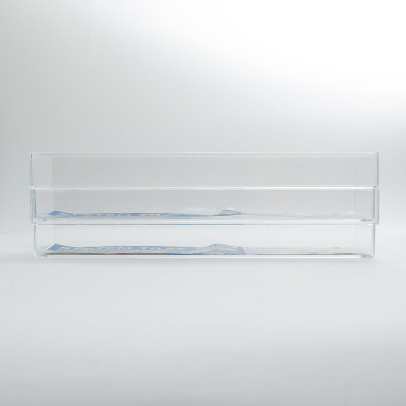 Clear Stackable Plastic Tray Type 2