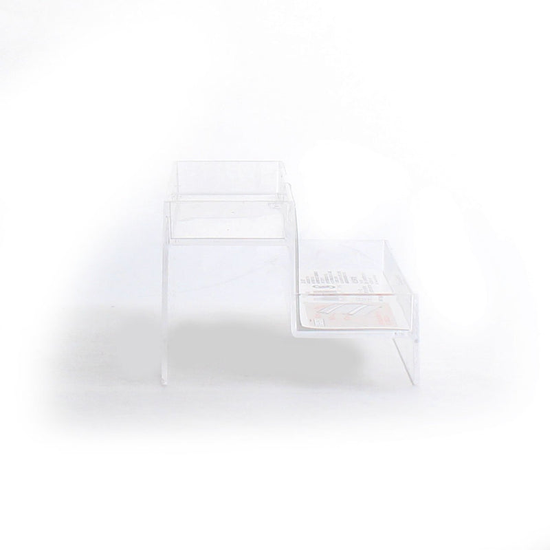 Clear 2 Tier Display Stand