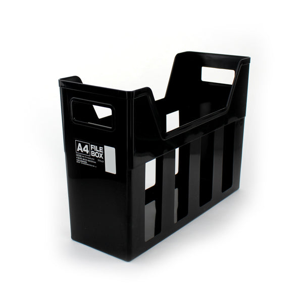 A4 Black File Box