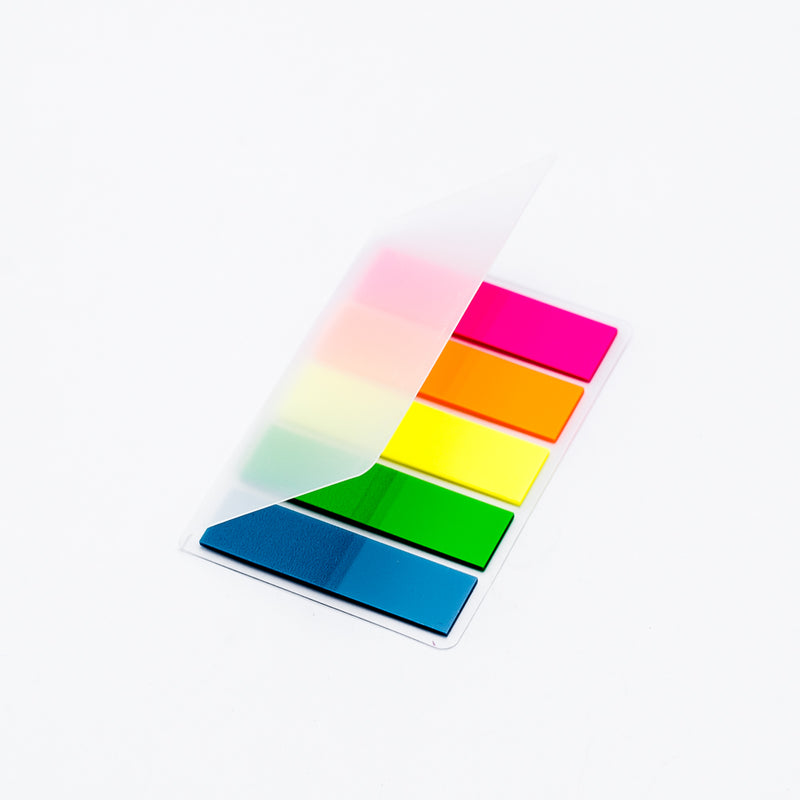 5-Color Sticky Notes with Cover (100 sh)
