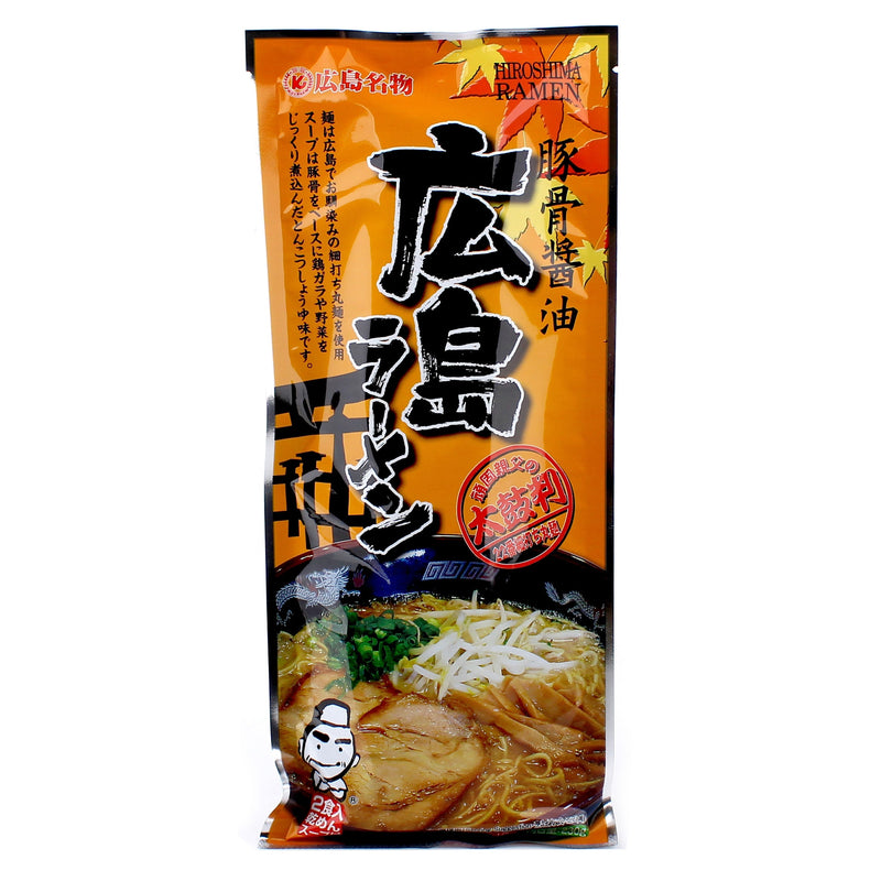Setouchi Menmeguri Tonkotsu Pork Broth & Soy Sauce Soup Base Thin Ramen Noodles (230 g (2 sets))