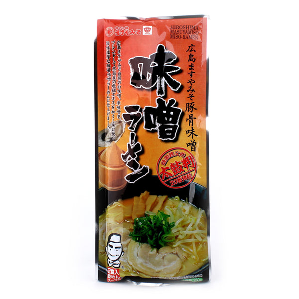Setouchi Menmeguri Tonkotsu Pork & Miso Soup base Ramen Noodles (250 g (2 sets))