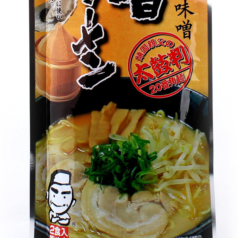 Setouchi Menmeguri Tonkotsu Pork & Miso Soup base Ramen Noodles (250 g (2 sets))