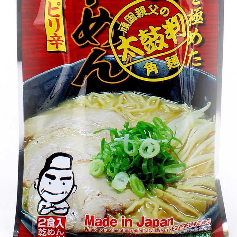 Kurata Shokuhin Meat Free Spicy Miso Soup Base Square Cut Ramen Noodles (250 g (2 sets))