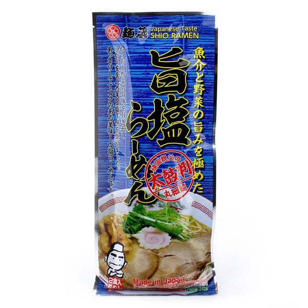 Kurata Shokuhin Meat Free Plain Soup Base Thin Ramen Noodles (242 g (2 sets))