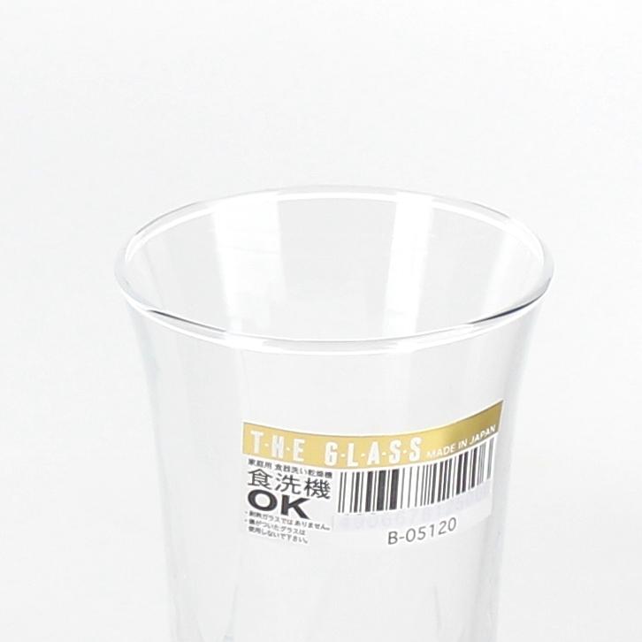 Glass Cup (Beer*Sake/CL/ d.6.1x10.5cm / 140mL)