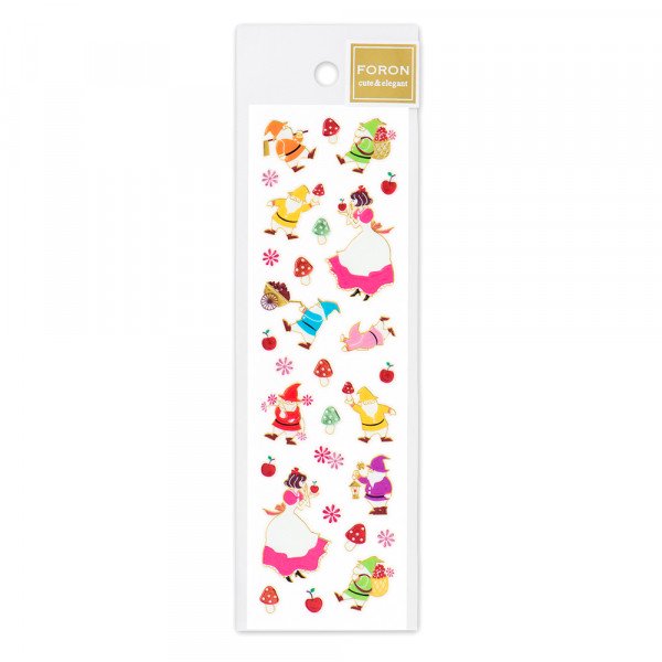 Stickers (Snow White & the Seven Dwarfs/Sheet Size: H16.5xW5cm/SMCol(s): Multicolour)