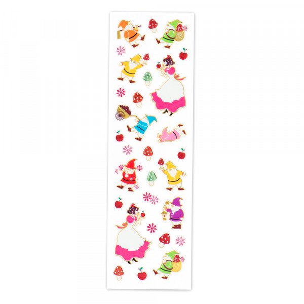 Stickers (Snow White & the Seven Dwarfs/Sheet Size: H16.5xW5cm/SMCol(s): Multicolour)