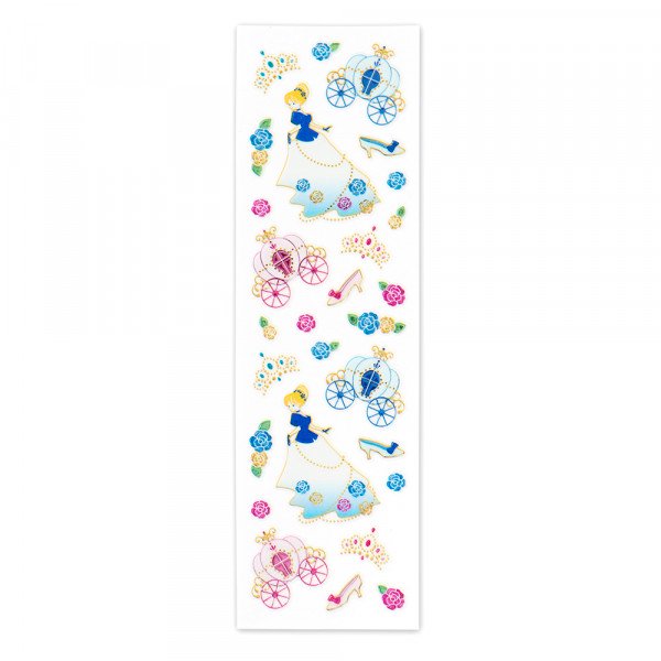 Stickers (Cinderella/Sheet Size: H16.5xW5cm/SMCol(s): Blue,Pink)