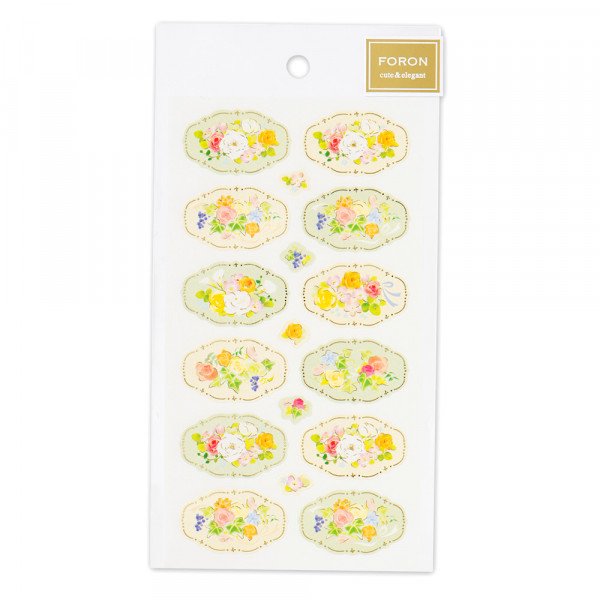 Stickers (Flowers/L/Sheet Size: H16.5xW9cm/SMCol(s): Multicolour)