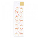 Stickers (Crepe Paper/Yuzen Pattern/Sparrows/Sheet Size: H16.5xW5cm/SMCol(s): Brown,Beige)