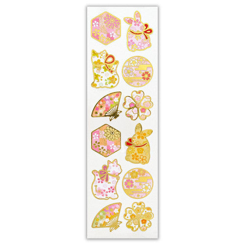 NB Co Japanese Style Blooming Flower Stickers 5024110